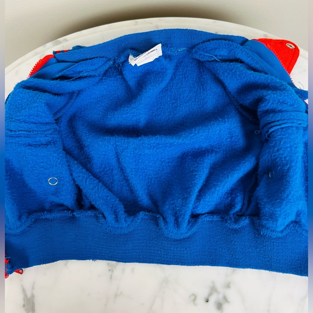 Vintage Barrel Toddler’s Boy Blue Sleeveless Zip Vest Jacket - 2T - Picture 7 of 8
